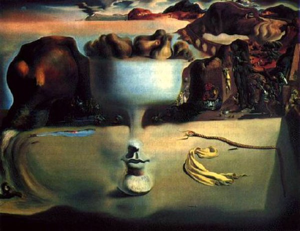 Apparition Of Face and Fruit Dish on a Beach, 1938