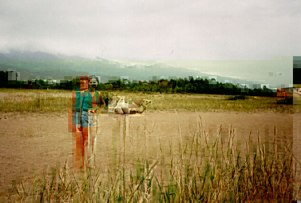 At Issyk-Kul lake.