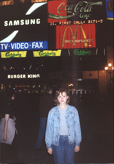 Piccadilly Circus at night, London